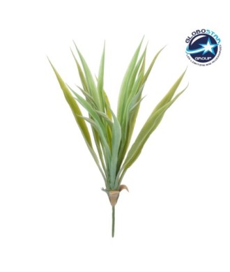 GloboStar® IRIS 78234 Τεχνητό Φυτό Ίριδα - Μπουκέτο Διακοσμητικών Φυτών - Κλαδιών με Φύλλωμα Πράσινο Υ33cm